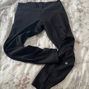 Black lulu lemon Leggings